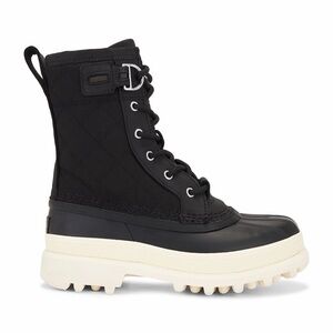 Sorel Black and Cream Winter Boots